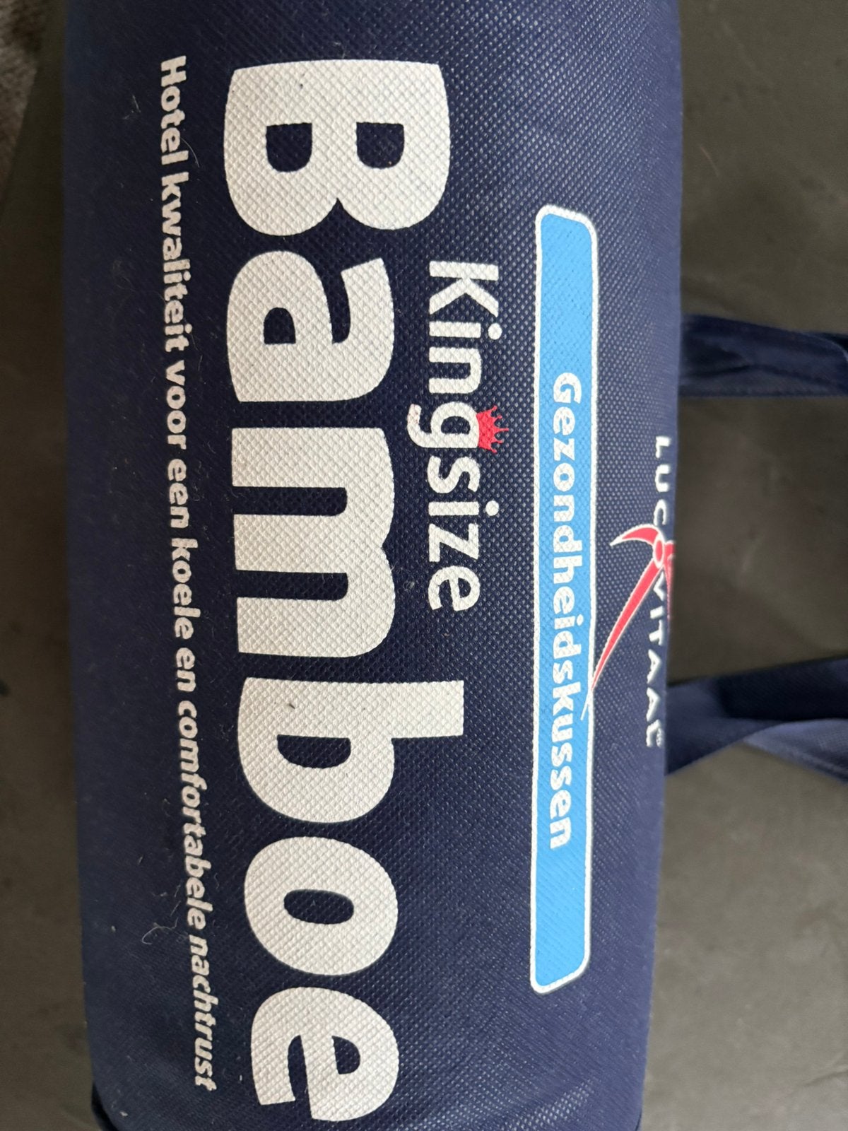 Lucovitaal Bamboe kussen nieuw! (hoofdkussen), Eenpersoons, Bamboe, Wit, Nieuw