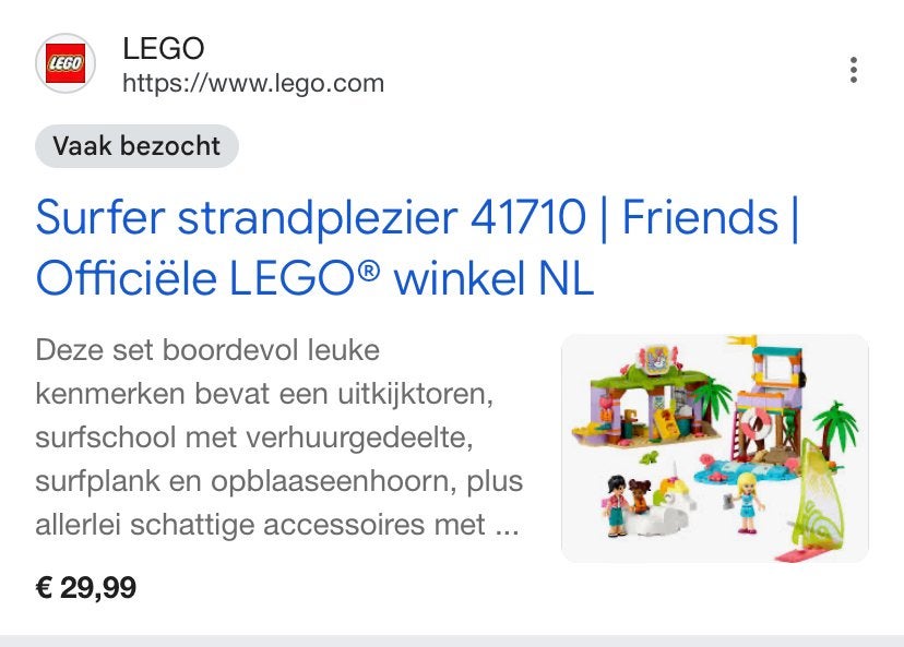 Foto 7 van Lego Friends set 41710 surfer strandplezier + gratis kano