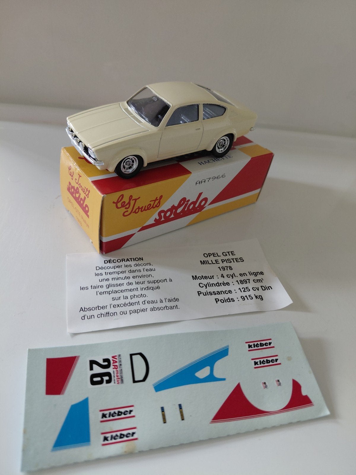 Opel GTE Rally 1/43, Ophalen of Verzenden, Zo goed als nieuw, Auto, Solido