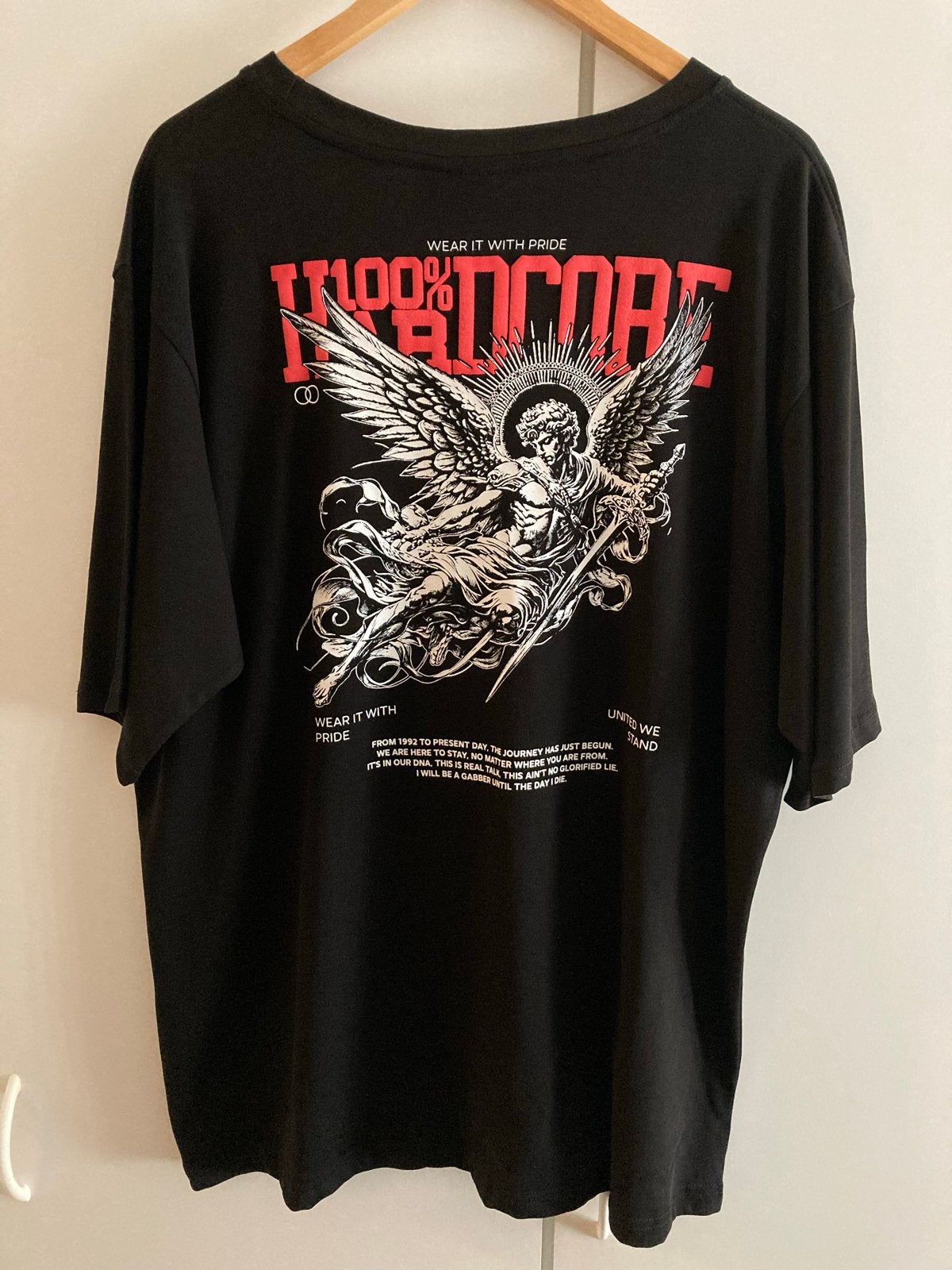 Hardcore T-shirt Zwart Maat 2XL, Ophalen of Verzenden, Nieuw, Overige maten, Zwart