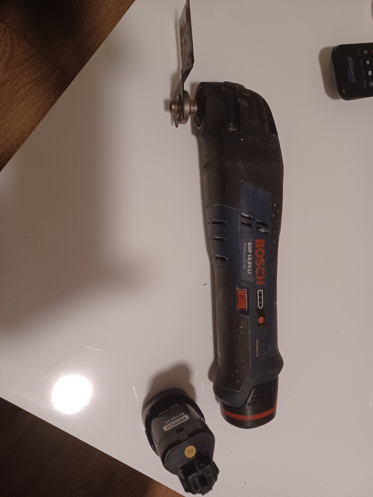 Bosch GOP 10,8V-LI Multitool met extra accu, Doe-het-zelf en Verbouw, Ophalen of Verzenden, Gebruikt
