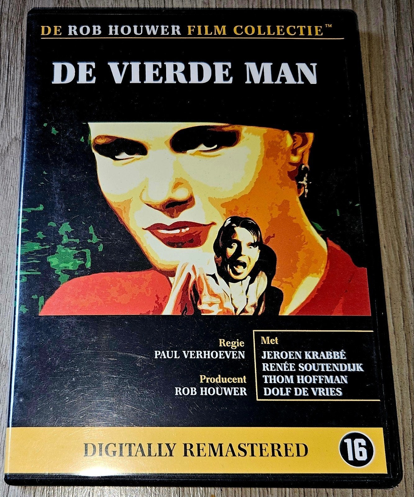 De Vierde Man - Rob Houwer Film Collectie (DVD), Cd's en Dvd's, Psychologische thriller, Gebruikt, Vanaf 16 jaar, Nederlands