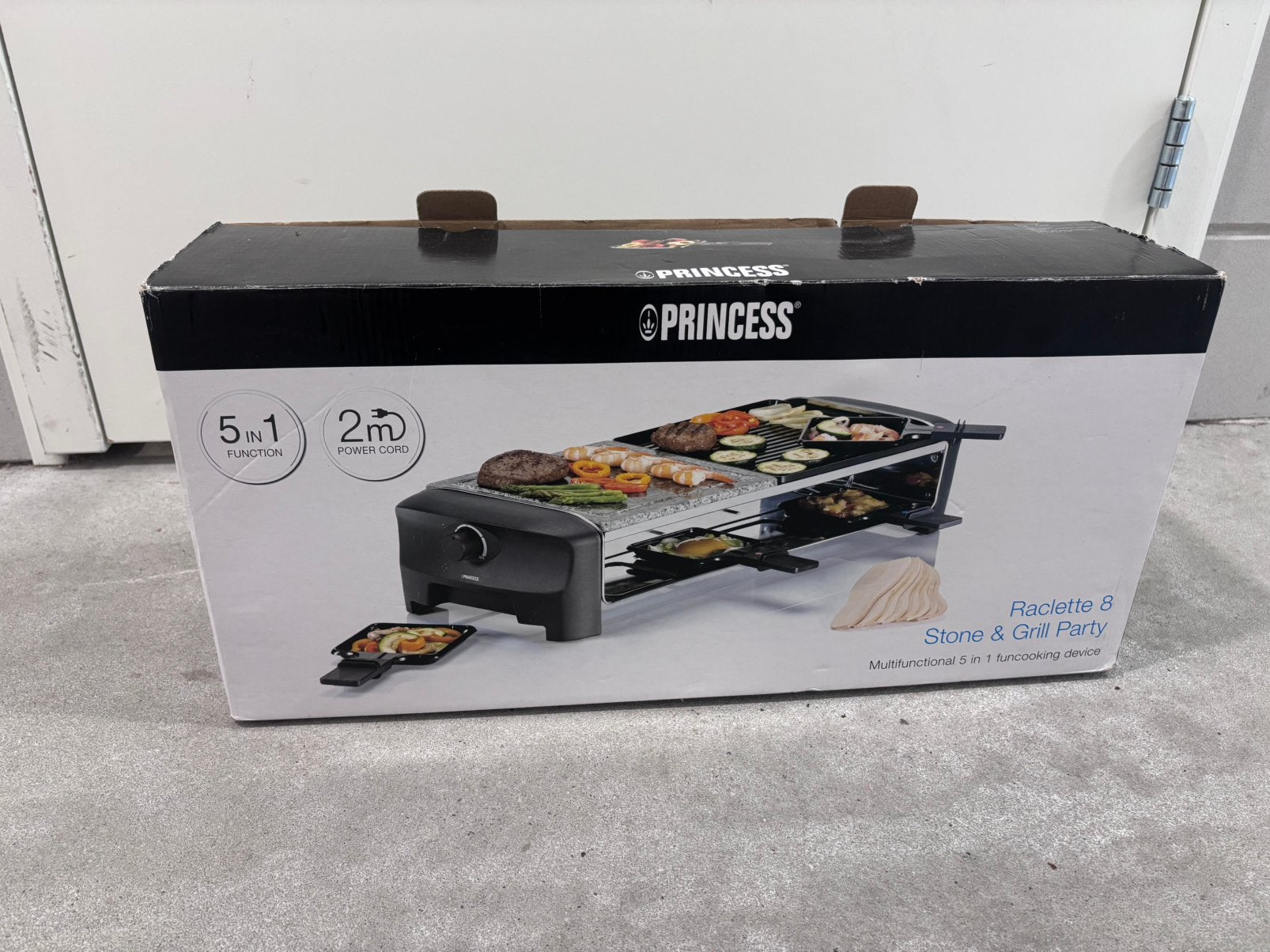 Princess Raclette / Gourmet, Ophalen of Verzenden, Zo goed als nieuw, 8 personen of meer