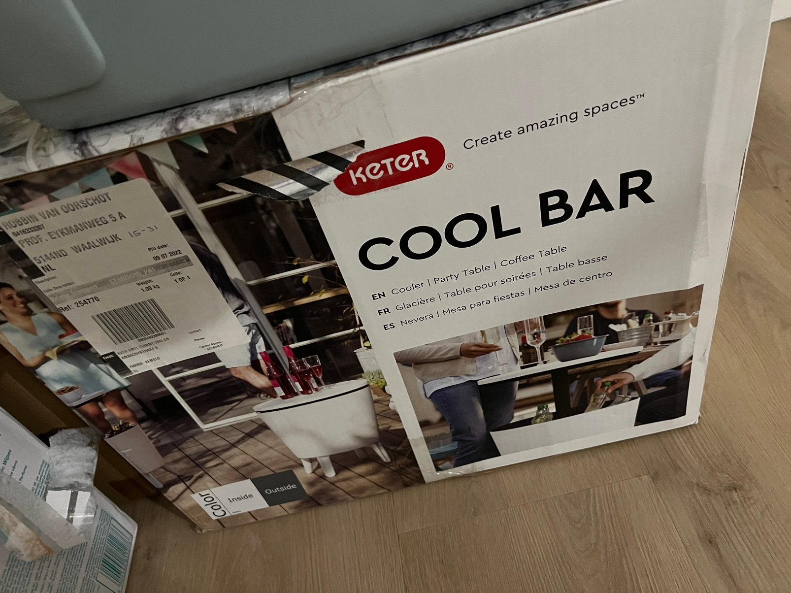 Keter Cool Bar - gratis koelbox erbij, Ophalen, Nieuw, Koelbox, Koelelement
