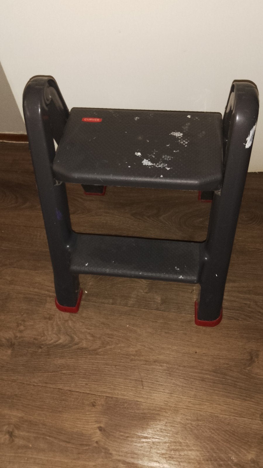 Curver opvouwbaar trapje 2 treden grijs, Doe-het-zelf en Verbouw, Ladders en Trappen, Ophalen, Minder dan 2 meter