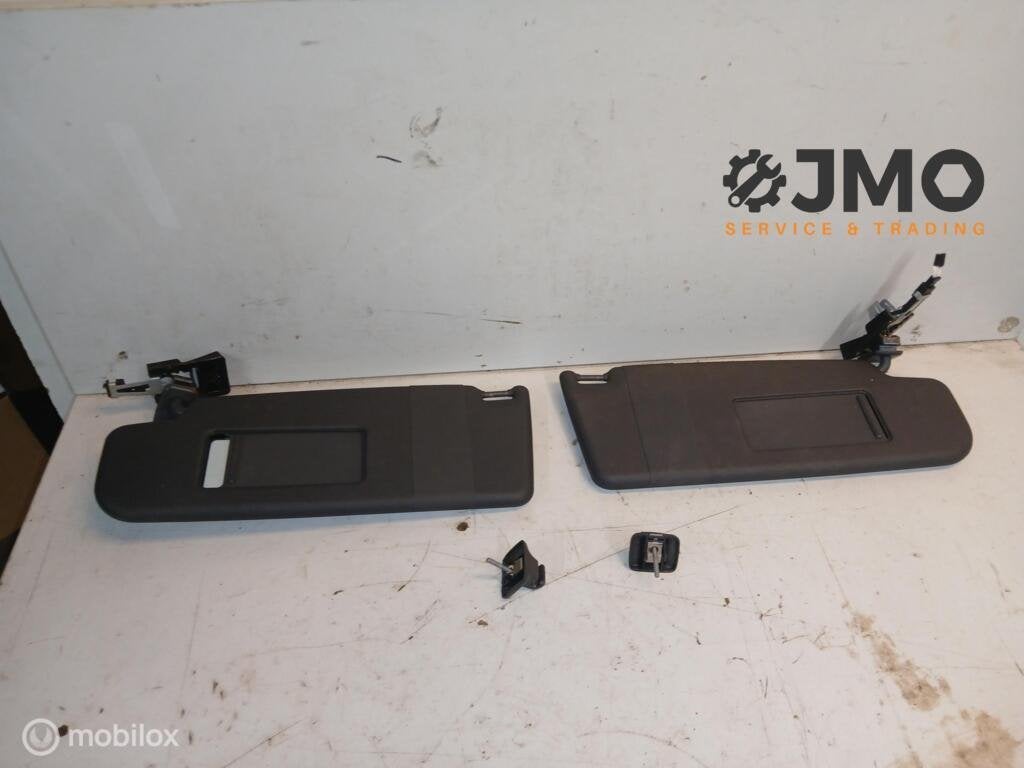 Zonneklep set zwart VW Golf V 2.0 TFSI GTI 2003-2008, Auto-onderdelen, Interieur en Bekleding, Gebruikt, Volkswagen, Ophalen of Verzenden