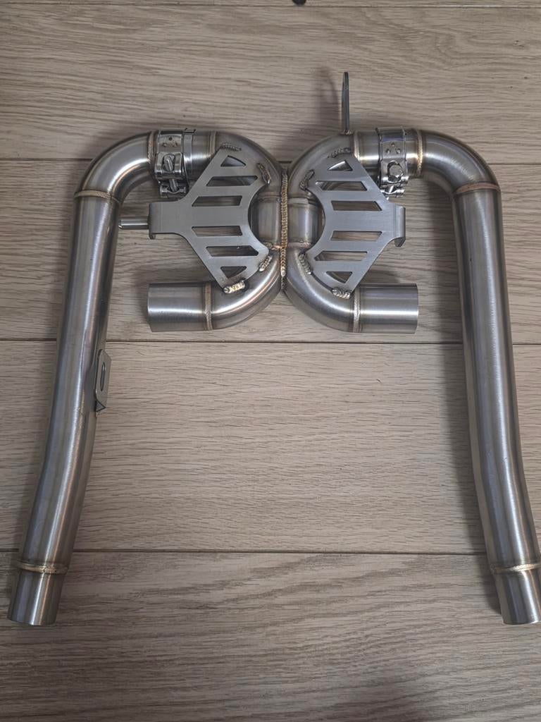 RVS X-Pipe Triumph 900 & 1200 (2021-2023) - Nieuw, Motoren, Onderdelen | Overige, Ophalen of Verzenden, Nieuw
