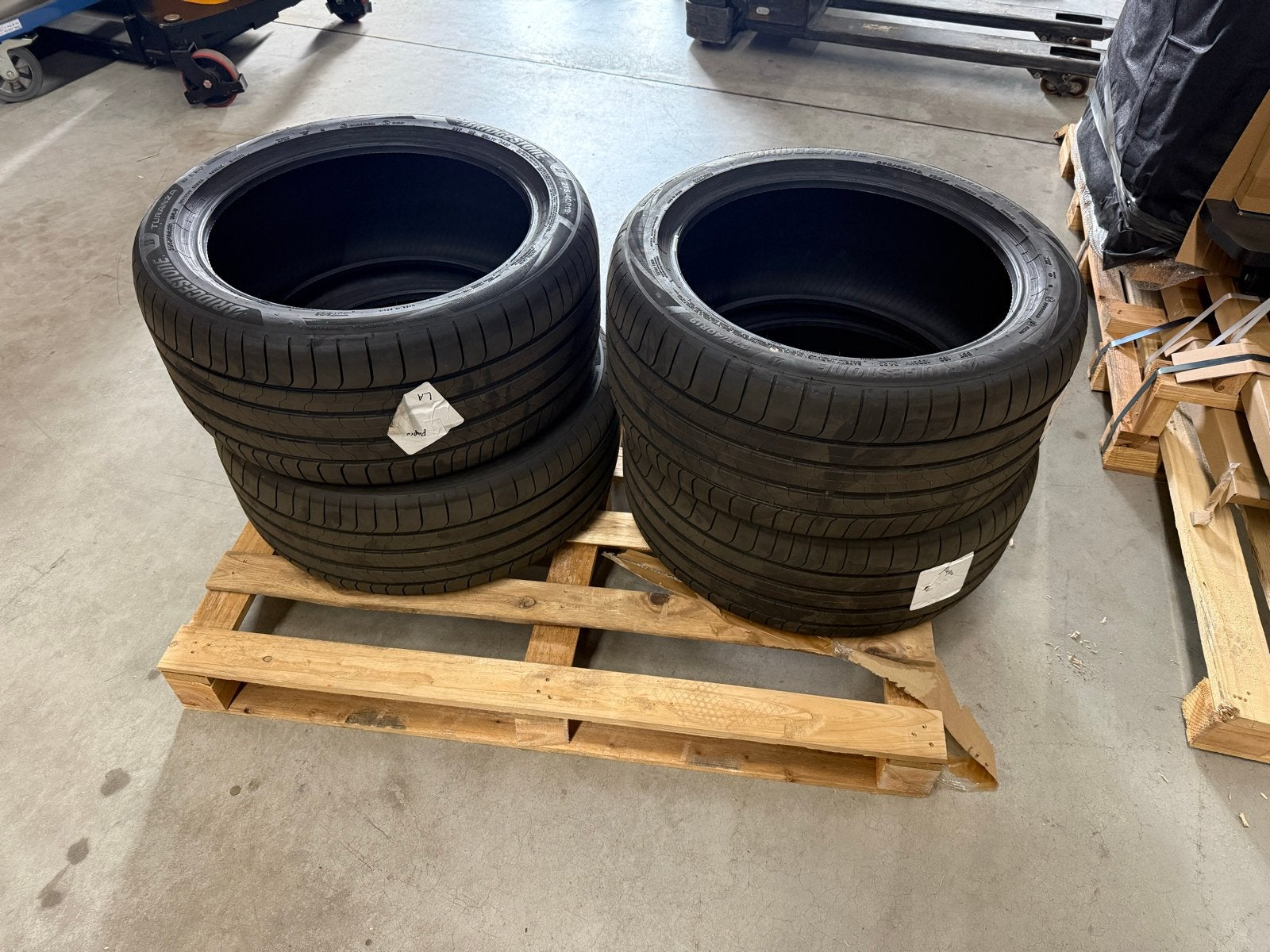 4 Bridgestone Turanza 6 banden 19 inch – zo goed als nieuw, Band(en), Personenwagen, Zomerbanden, Ophalen