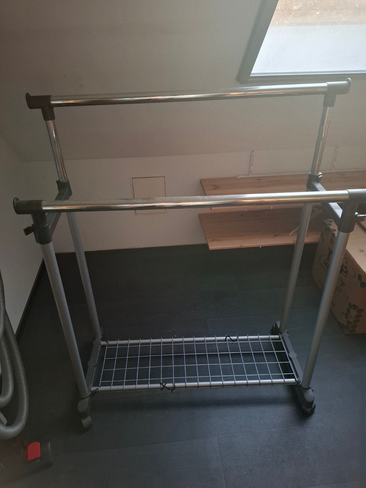 kledingrek dubbel, Ophalen, Gebruikt