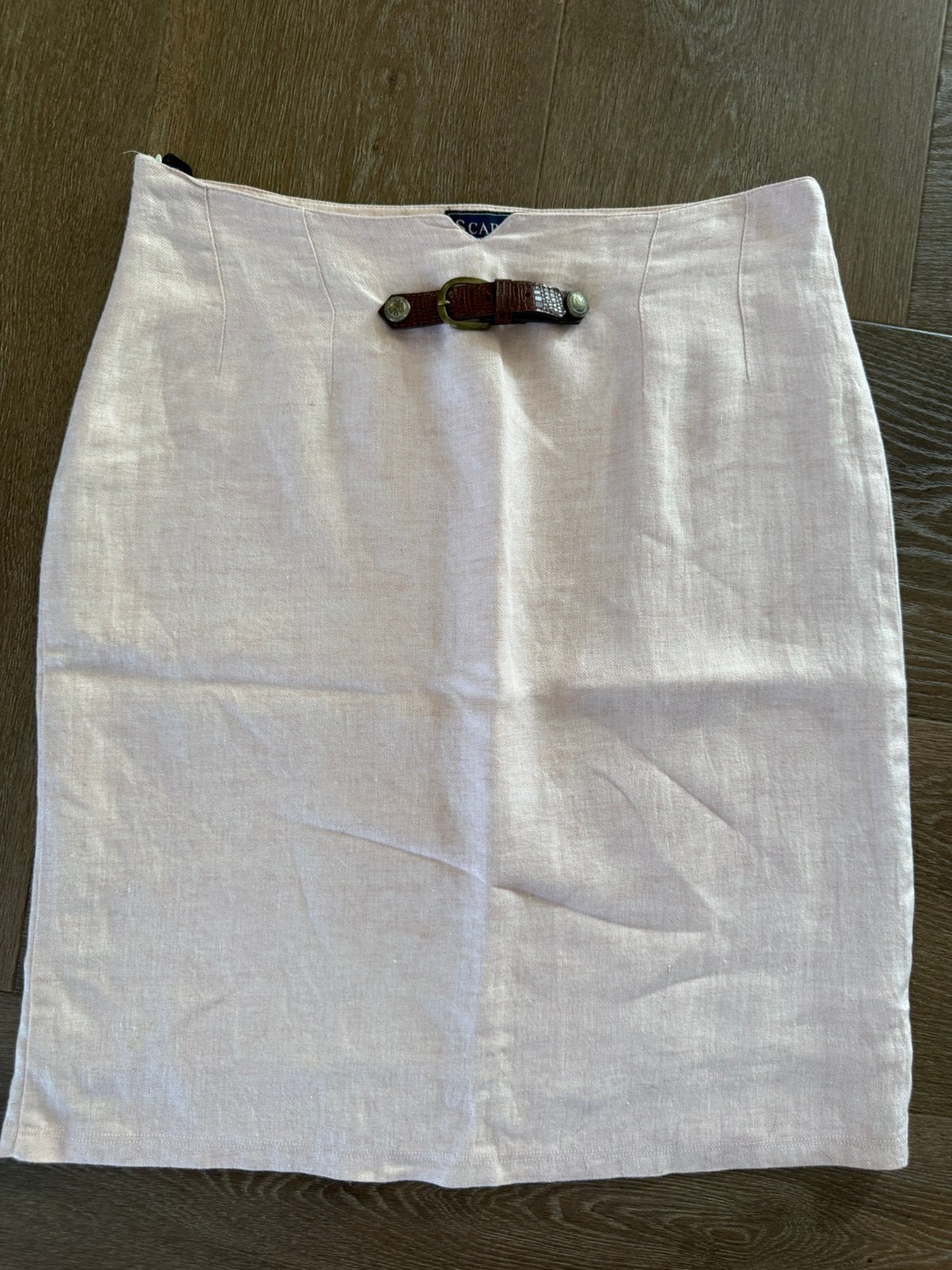 Scarva * heel mooi linnen rokje ( maat 42), Kleding | Dames, Rokken, Verzenden, Maat 42/44 (L), Zo goed als nieuw, Roze