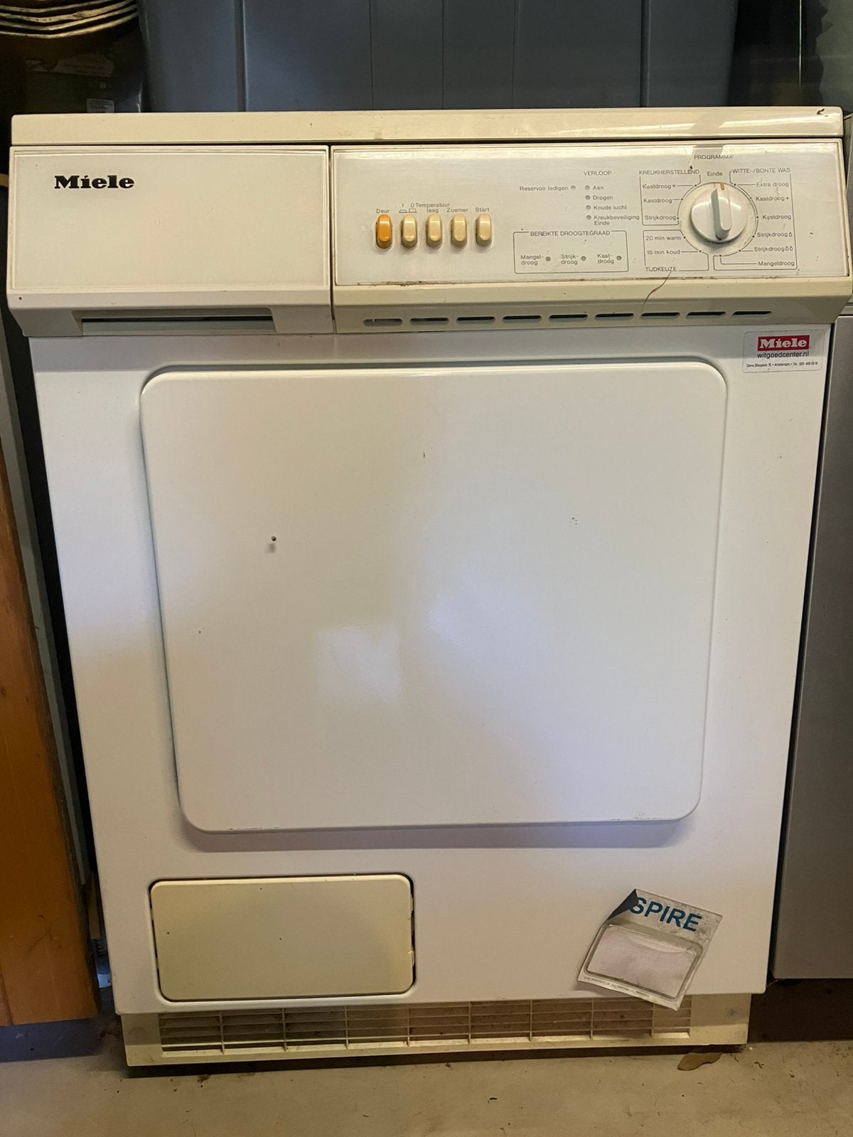 Miele  gratis, Witgoed en Apparatuur, Wasdrogers, Ophalen, Zo goed als nieuw, Condens, 85 tot 90 cm