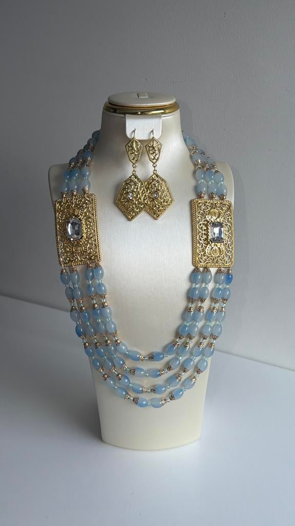 Marokkaanse ketting en oorbellen set, Ophalen