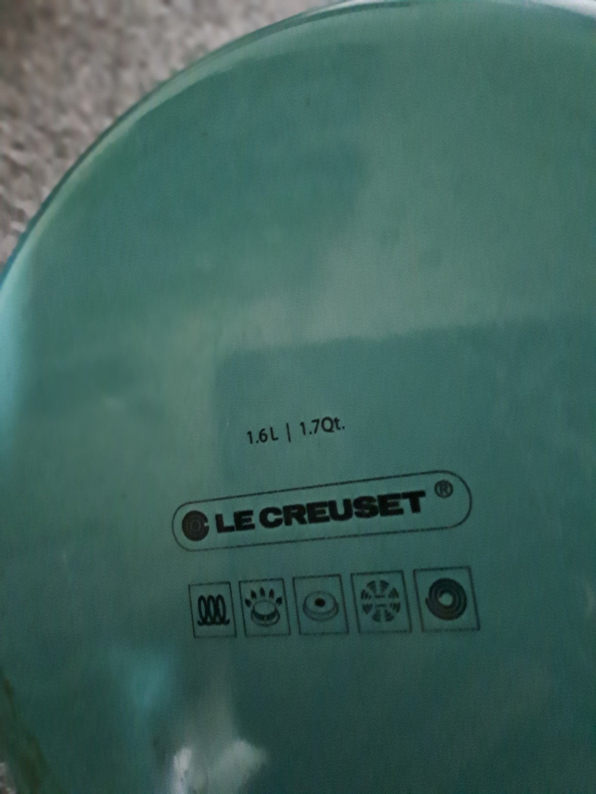 Le Creuset fluitketel 1.6L - met doos, Ophalen of Verzenden, Le Creuset, Theepot/fluitketel, Groen