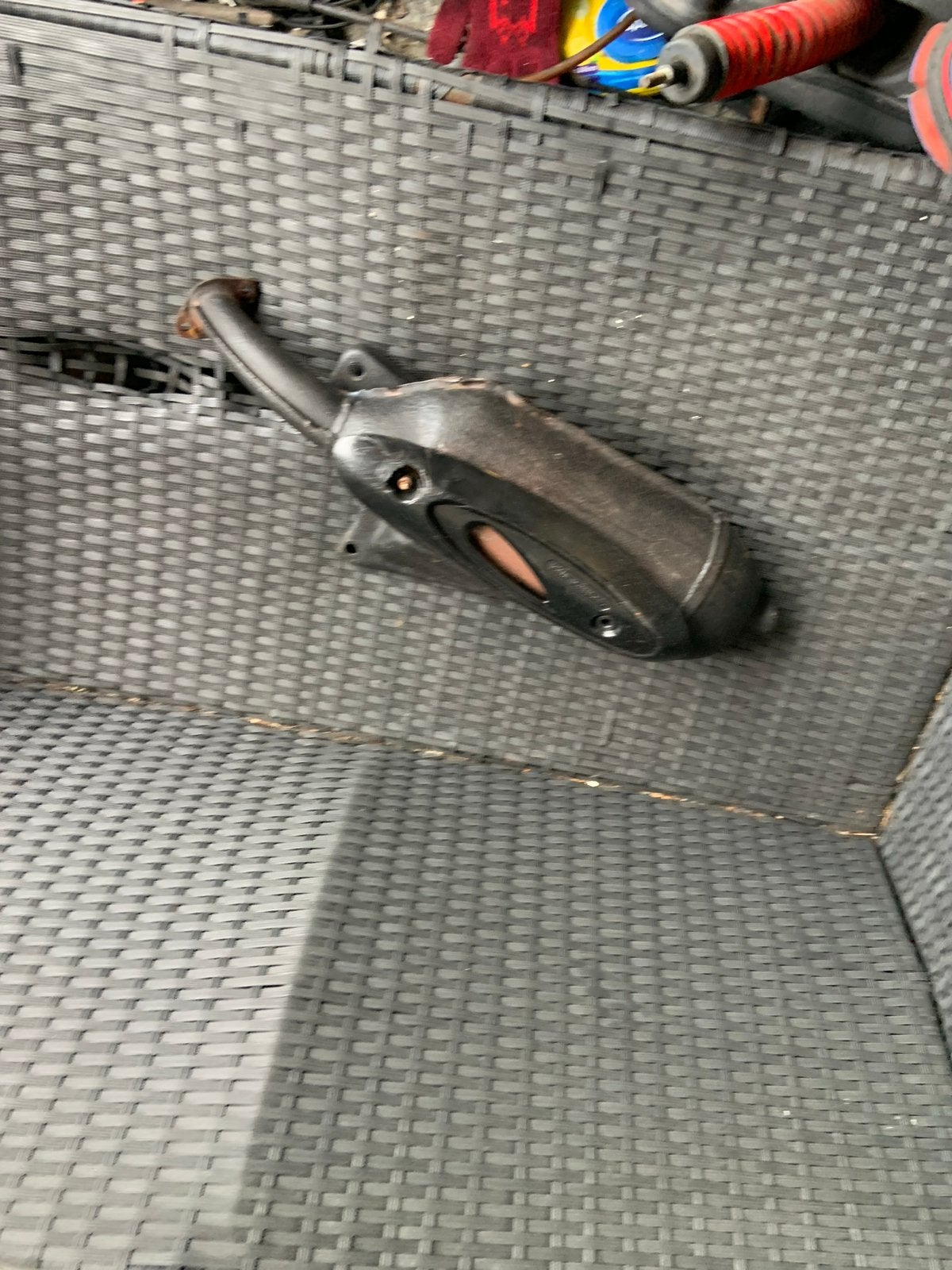 Piaggio 125/180 uitlaat opknapper, Ophalen of Verzenden, Gebruikt, Uitlaat