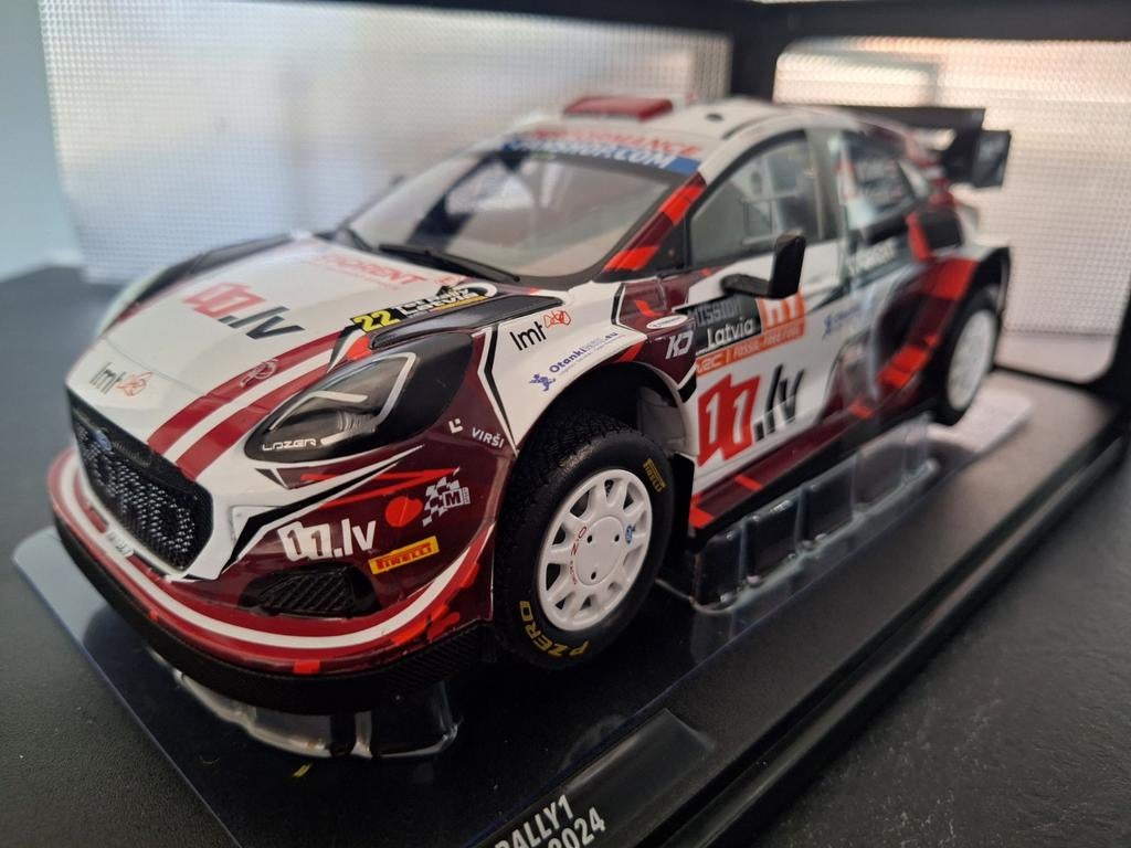 Ford Puma #22 Rally Latvia 2024 Schaal 1:18, Hobby en Vrije tijd, Modelauto's | 1:18, Solido, Auto, Solido, Nieuw