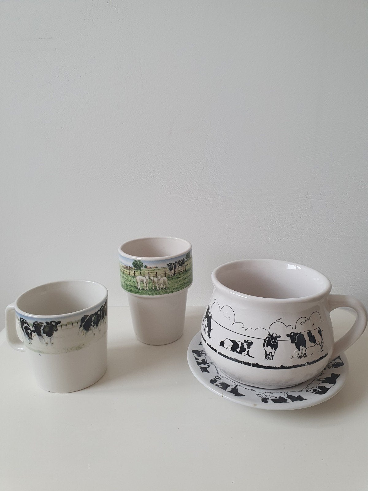 Koe servies. . Niet gebruikt., Ophalen of Verzenden, Nieuw, Overige stijlen