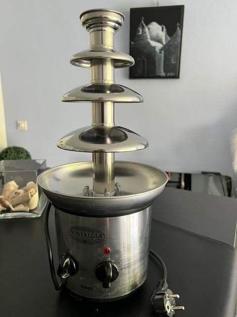 Chocoladefontein DOMO DO916CH - als nieuw, Huis en Inrichting, Overige typen, Zilver, Ophalen of Verzenden, Zo goed als nieuw