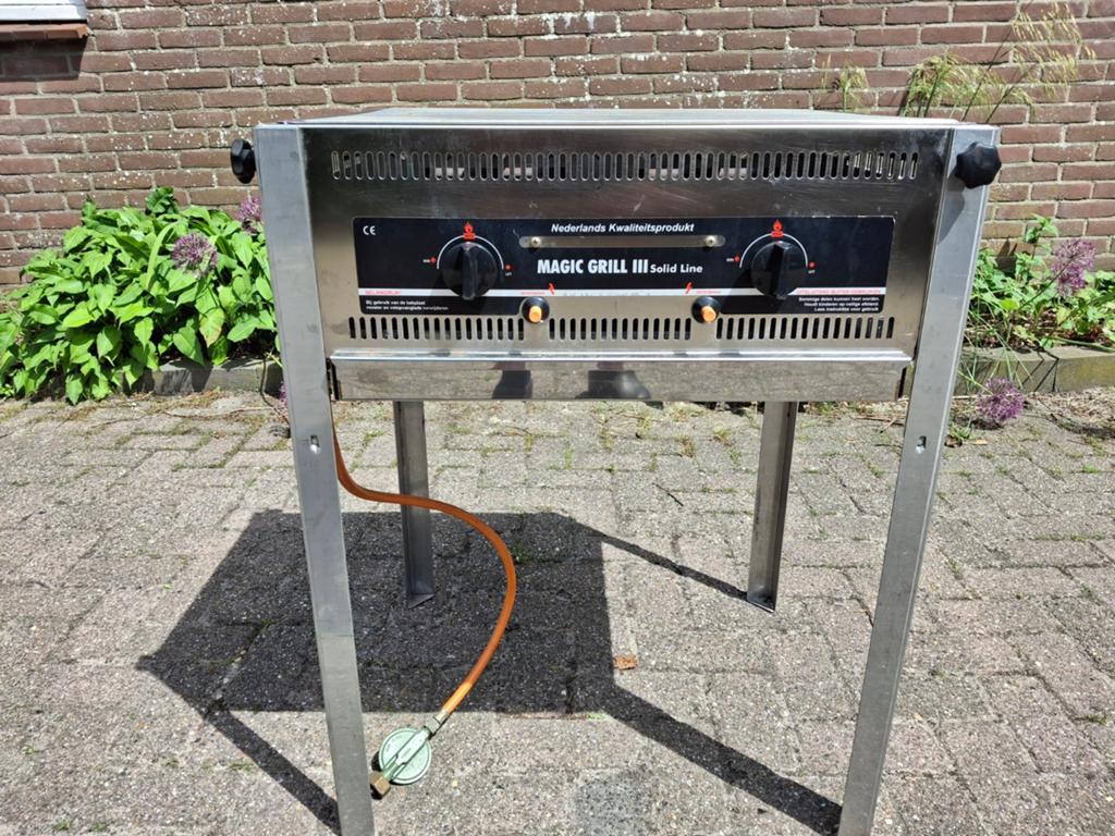 Hendi Magic Grill III Solid Line BBQ, Ophalen, Zo goed als nieuw, Hendi