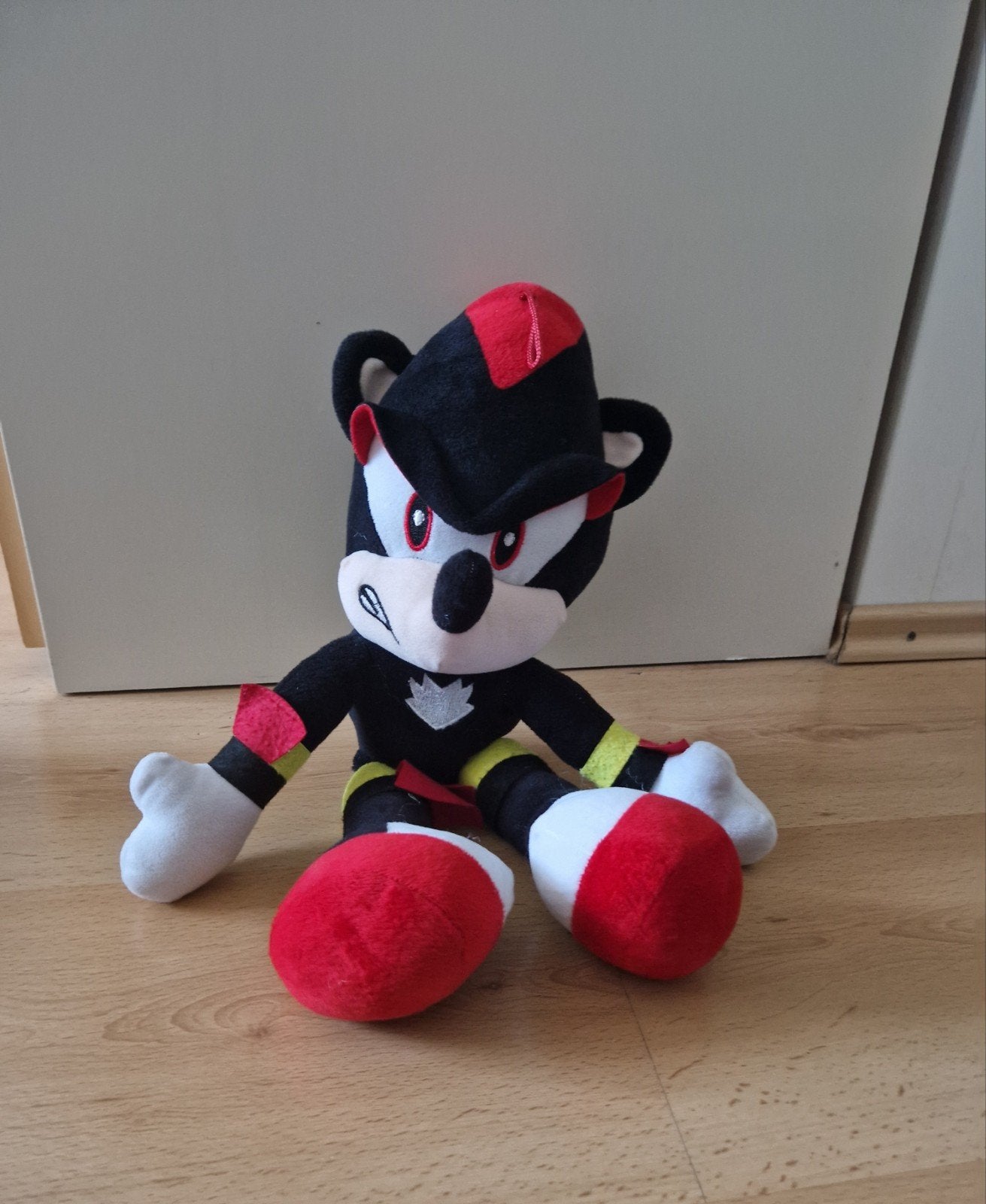 knuffel plush pluche sega sonic shadow hedgehog groot, Kinderen en Baby's, Ophalen of Verzenden, Zo goed als nieuw, Overige typen