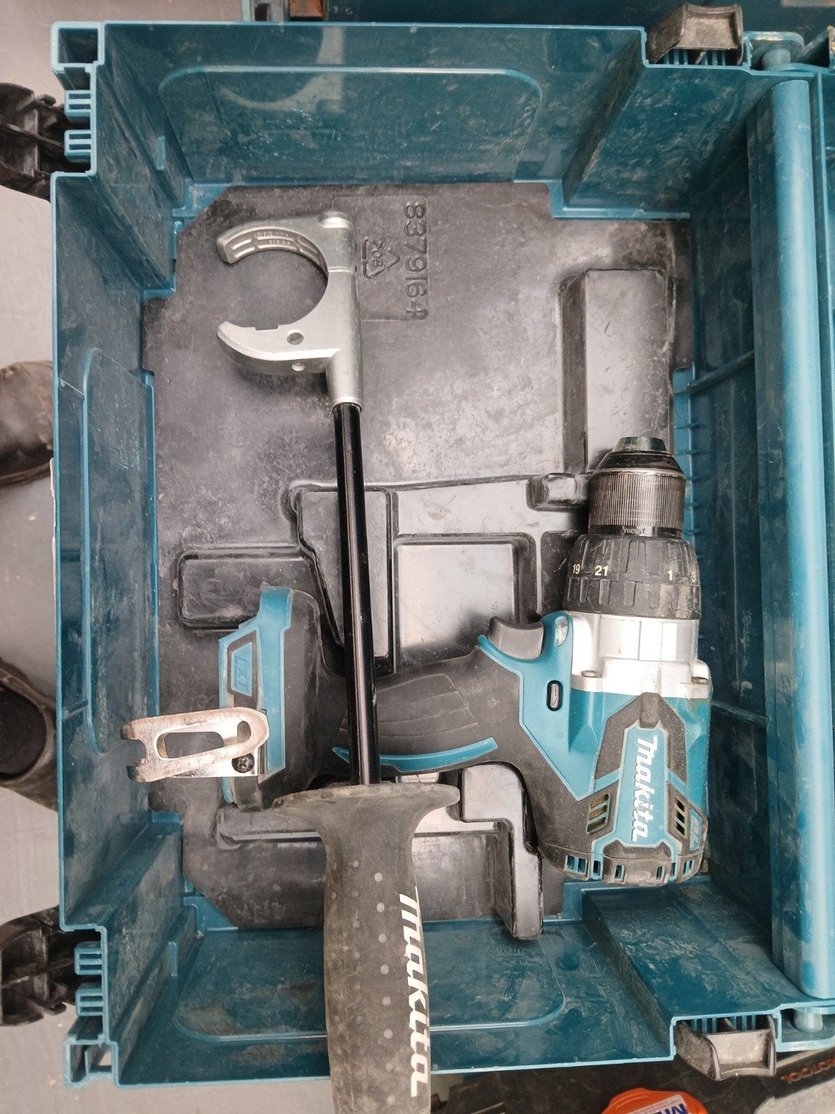 Makita DDF481ZJ Accuboormachine 18V LXT BL XPT, Variabele snelheid, Ophalen of Verzenden, Boor- en Schroefmachine, Gebruikt