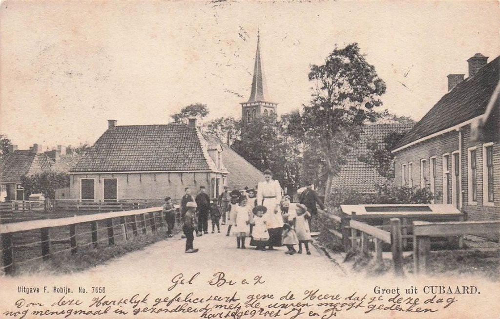 702-127-023 Kubaard Groet Uit Cubaard, Verzenden, Voor 1920, Friesland