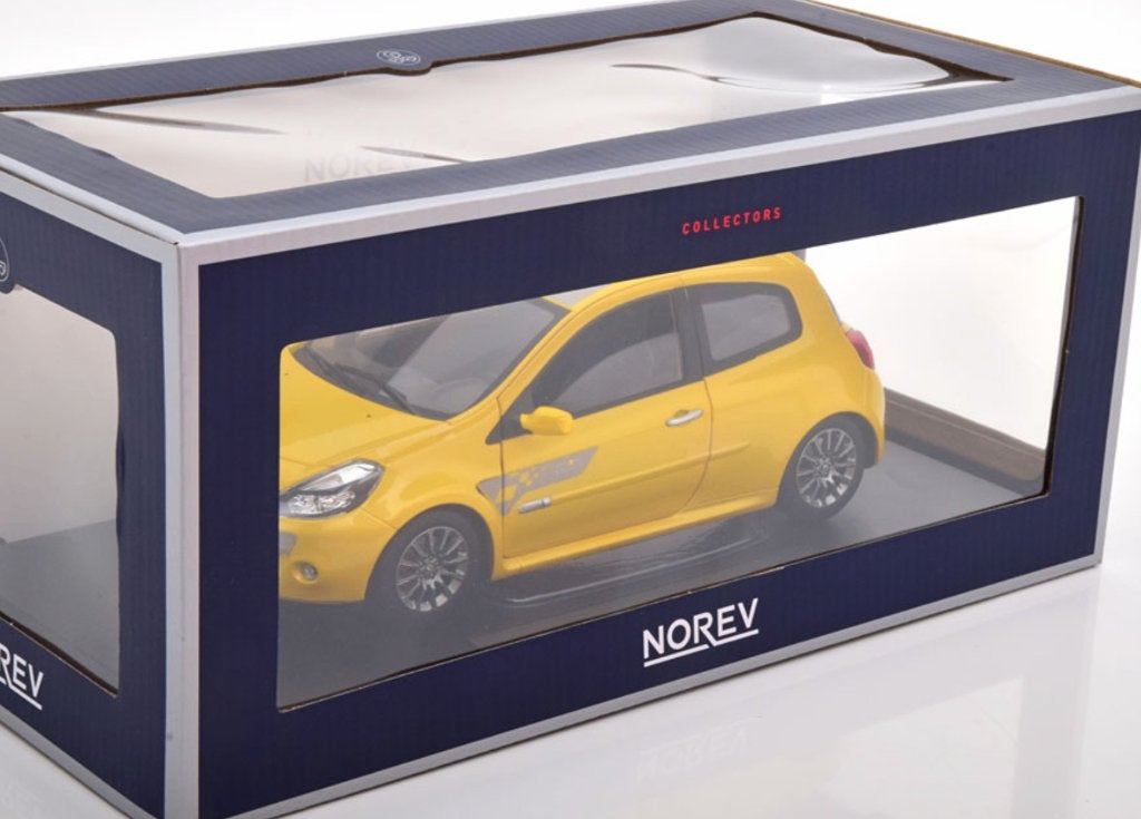 Renault Clio R.S. F1 Team 2007 Sirius Geel NOREV 1/18 185236, Hobby en Vrije tijd, Modelauto's | 1:18, Verzenden, Nieuw, Auto