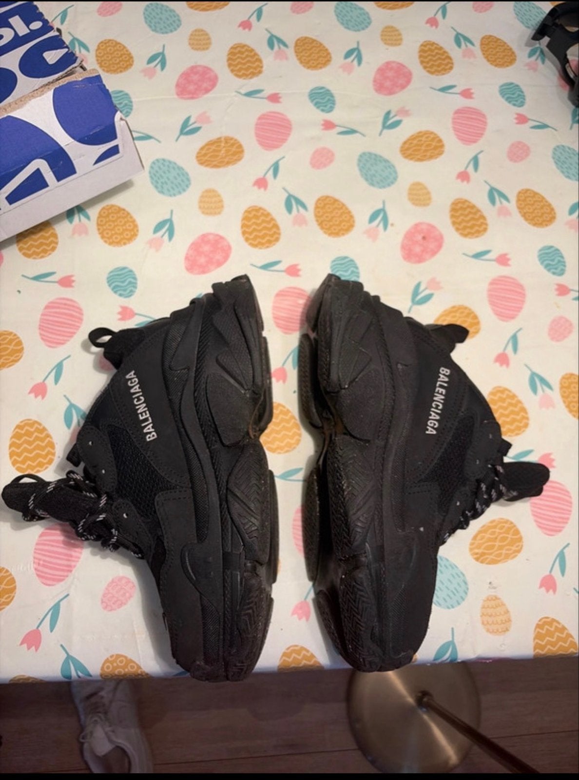 Balenciaga Triple S sneakers maat 36 zwart, Kleding | Dames, Ophalen of Verzenden, Gedragen, Zwart, Overige typen