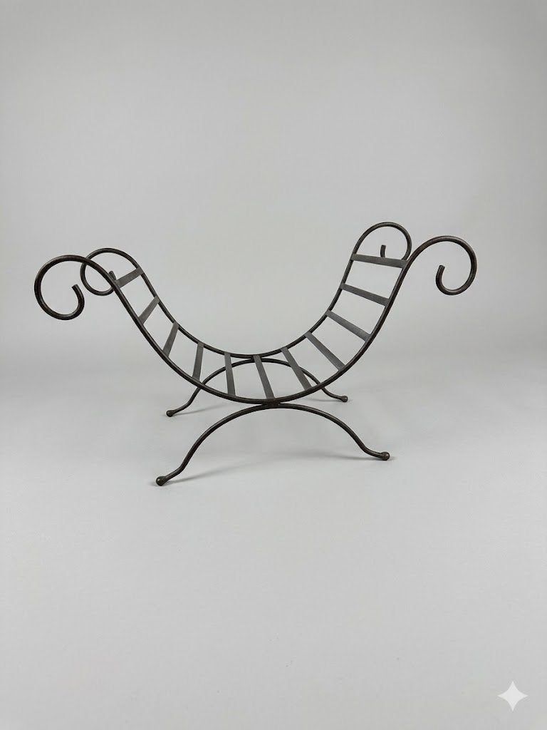 Decoratieve Haardhoutmand van Metaal, Tuin en Terras, Haardhout, Ophalen, Blokken