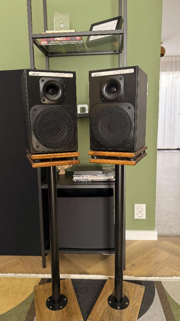 Jamo Compact 70, Audio, Tv en Foto, Luidsprekers, Gebruikt, Front, Rear of Stereo speakers, 60 tot 120 watt, Jamo, Ophalen