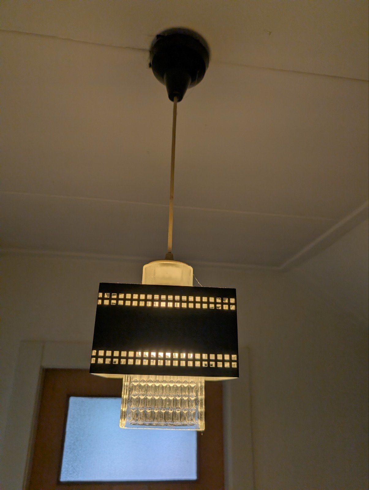 Vintage hanglamp, Ophalen