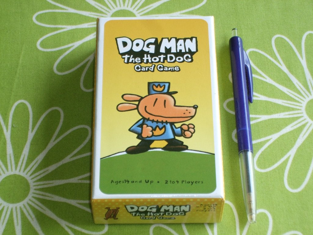 Dog man - The Hot Dog kaartspel (Engelstalig), Een of twee spelers, Ophalen of Verzenden, Zo goed als nieuw, HUCH!