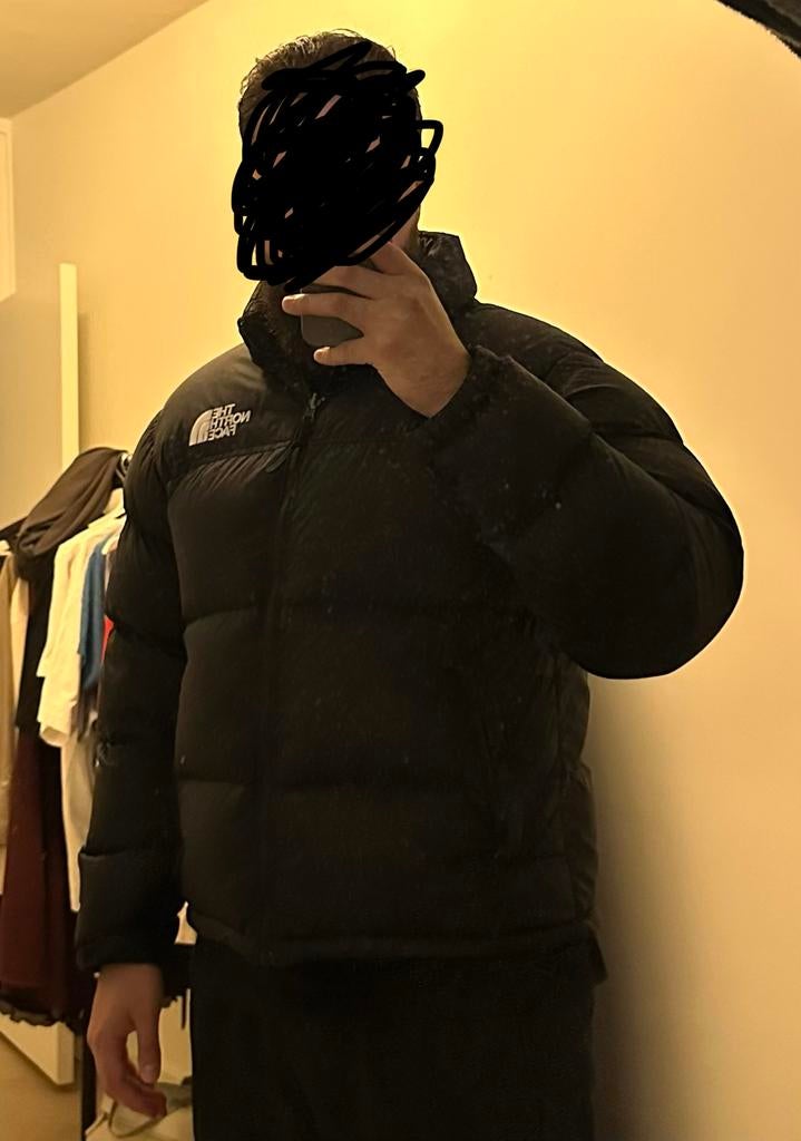 The North Face Nuptse 1996 jas zo goed als nieuw, Ophalen, Zo goed als nieuw, Zwart
