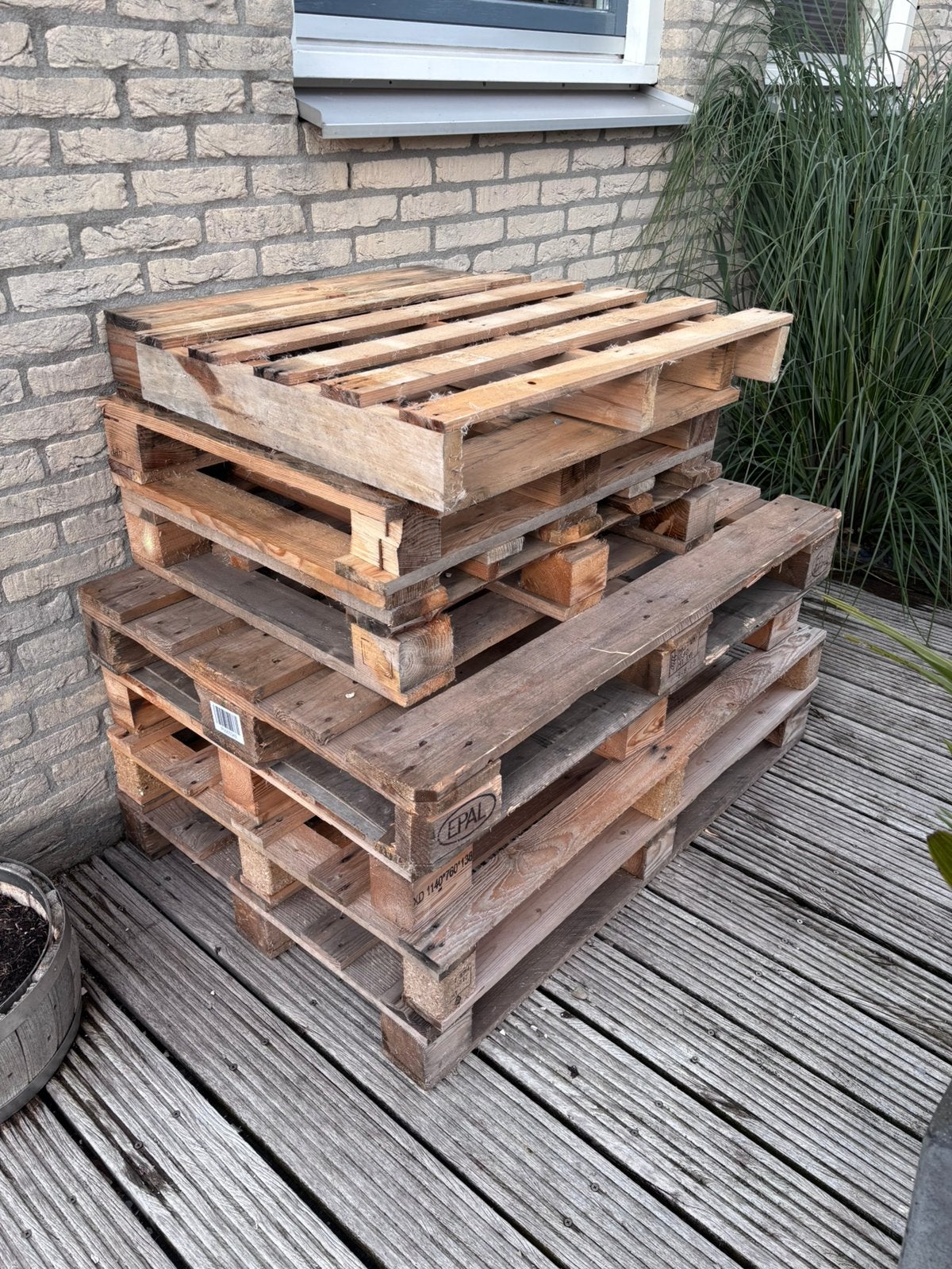 Europallets / pallets / kachelhout, Ophalen, Gebruikt, Pallet, Minder dan 200 cm