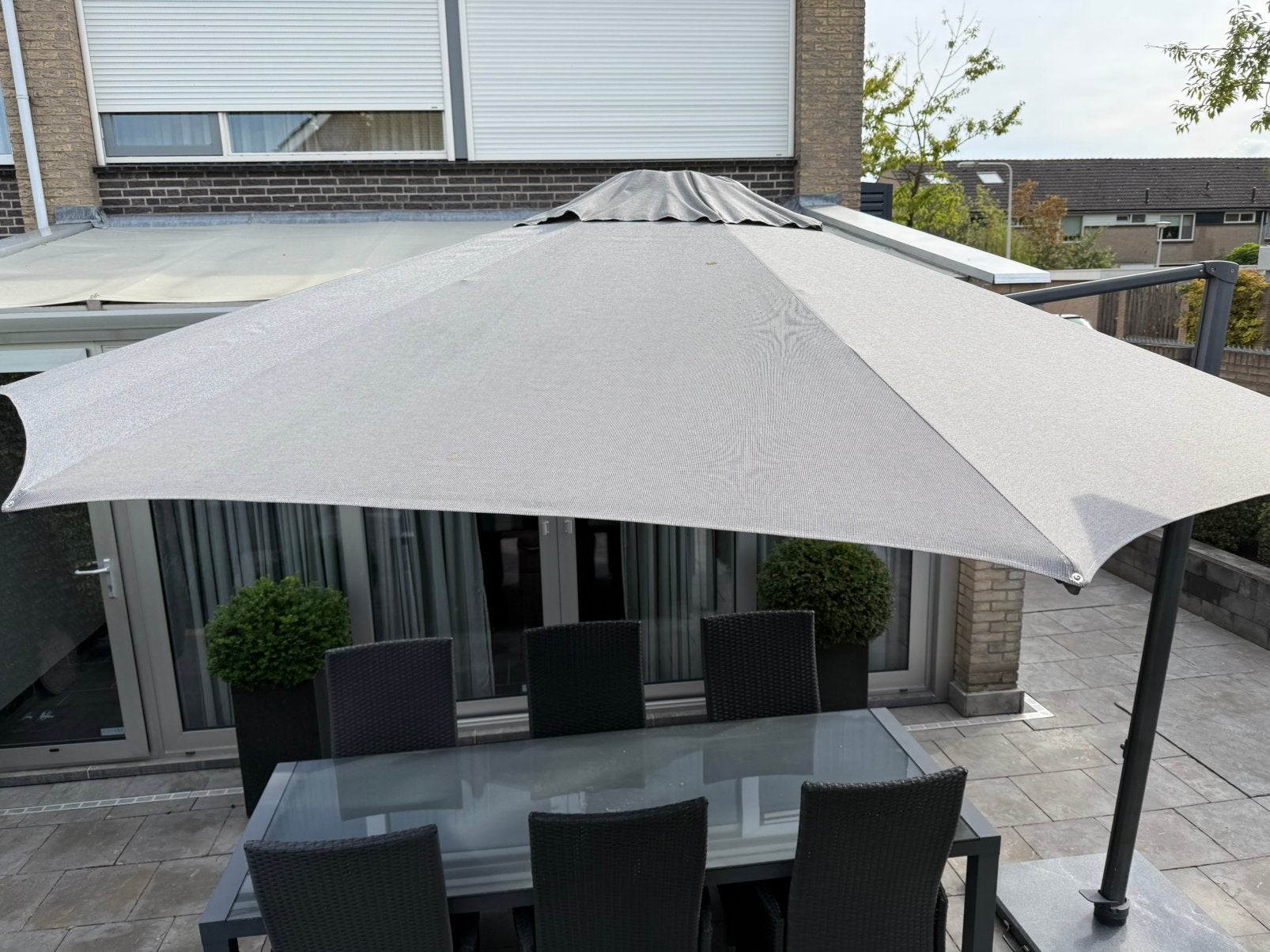 Parasol, Tuin en Terras, Parasols, Ophalen, Zo goed als nieuw, Zweefparasol