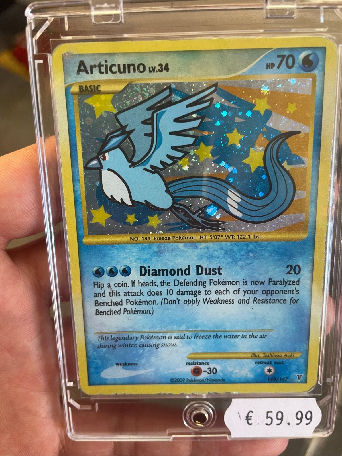 Articuno Lv.34 148 Supreme Victors, Ophalen of Verzenden, Gebruikt, Losse kaart, Foil
