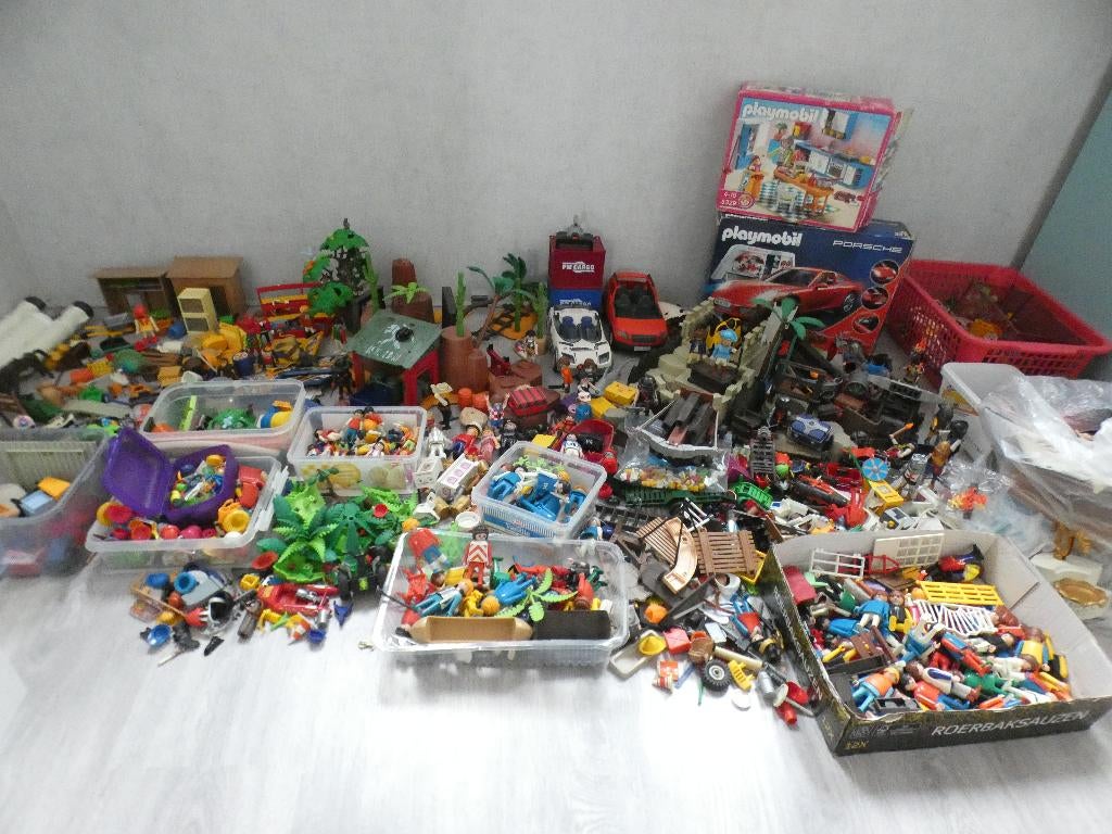 Te koop grote partij Playmobil, zeer gevarieerd., Ophalen, Gebruikt, Los playmobil