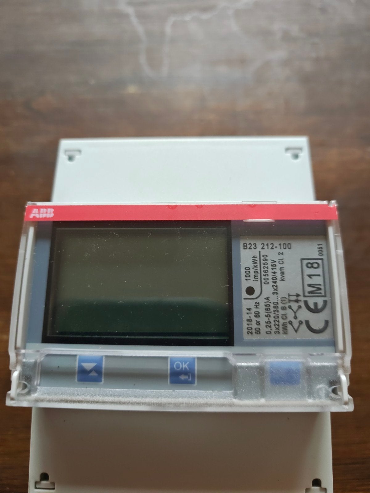 Nieuwe ABB B23 212-100 Energiemeter MID gecertificeerde KWH, Ophalen of Verzenden, Nieuw, ABB, Overige typen