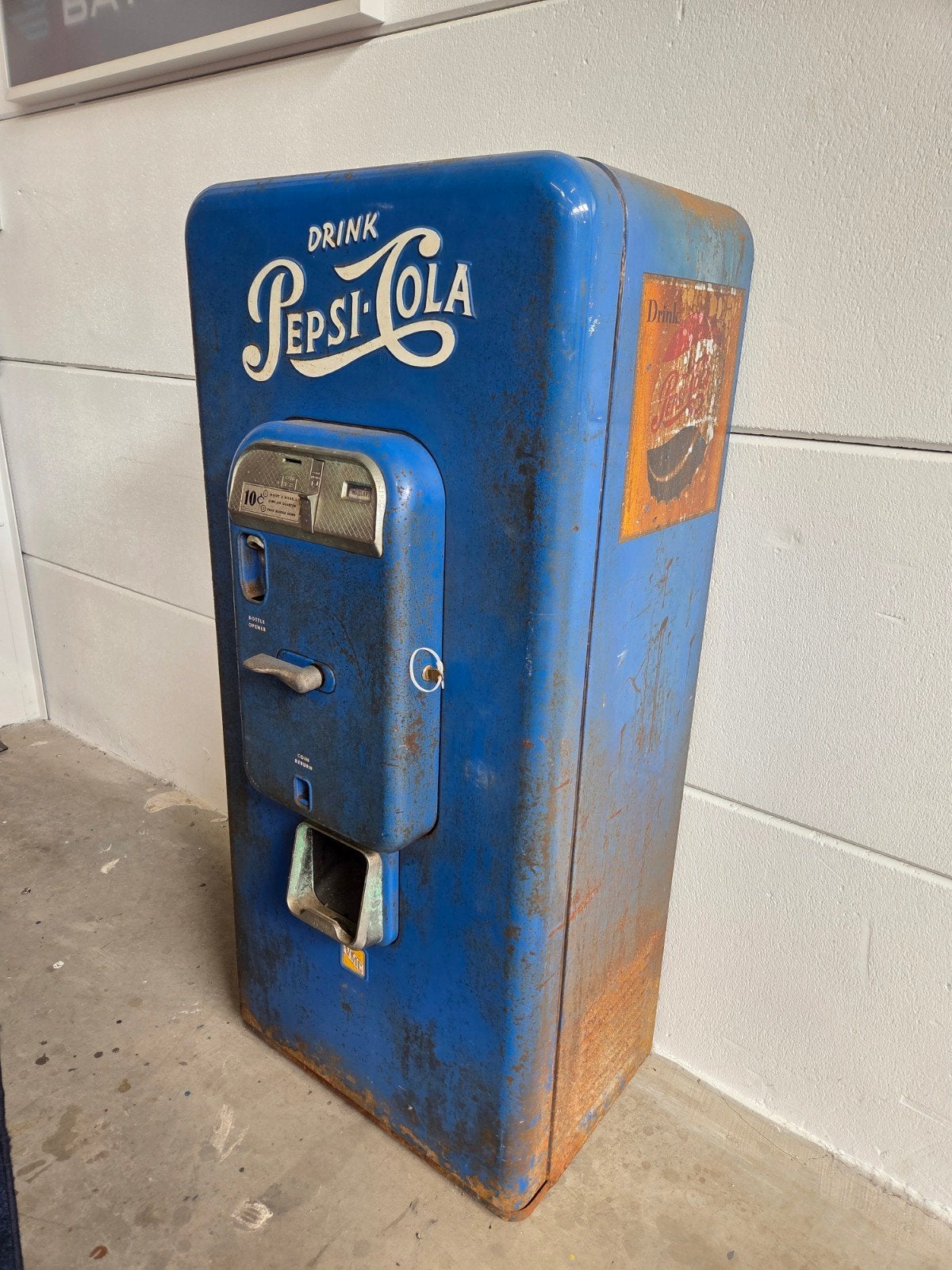 Pepsi Cola Vendo automaat - zeer zeldzaam, Verzamelen, Ophalen, Gebruikt