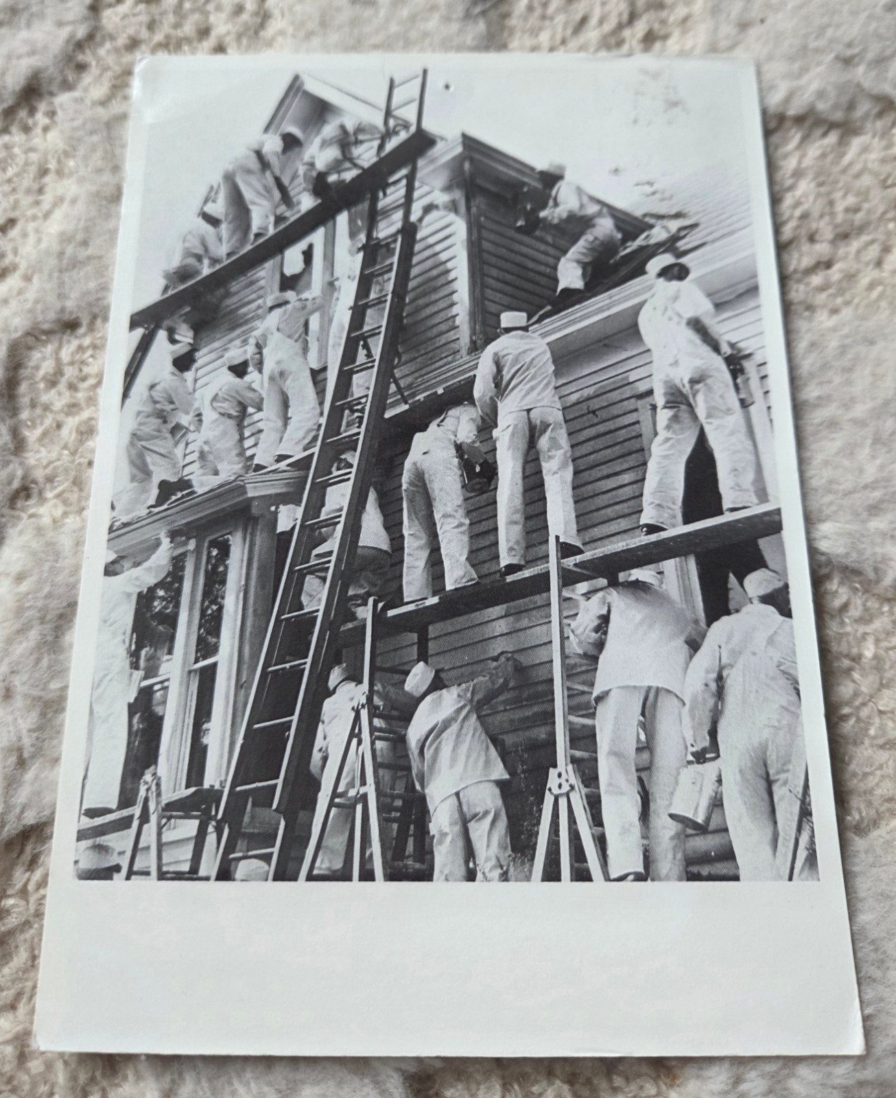 Schilders aan het werk, 1988, Verzenden, 1980 tot heden, Gelopen, Overige thema's