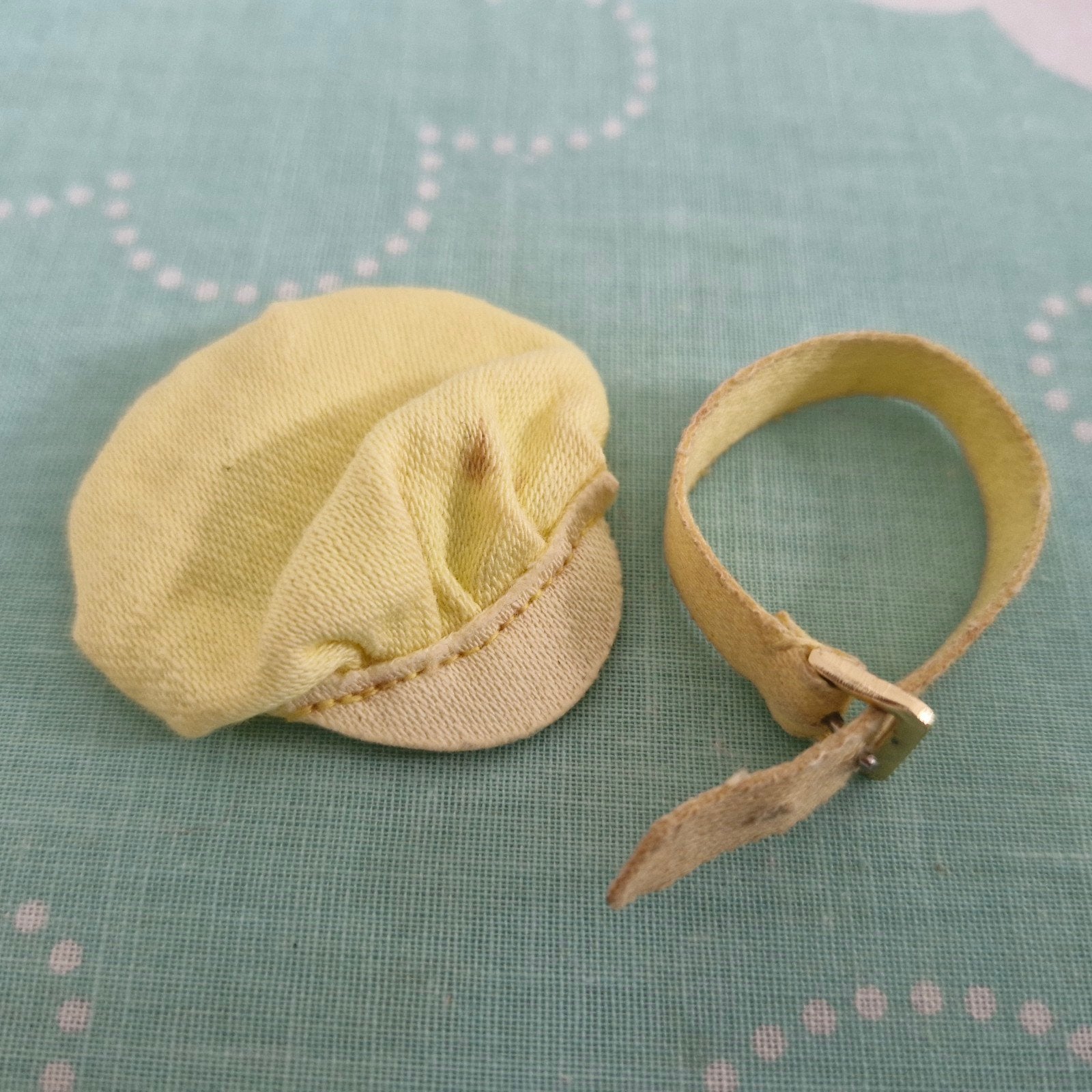 Barbie Skipper vintage geel regenjasje accessoires, Ophalen of Verzenden, Gebruikt, Barbie