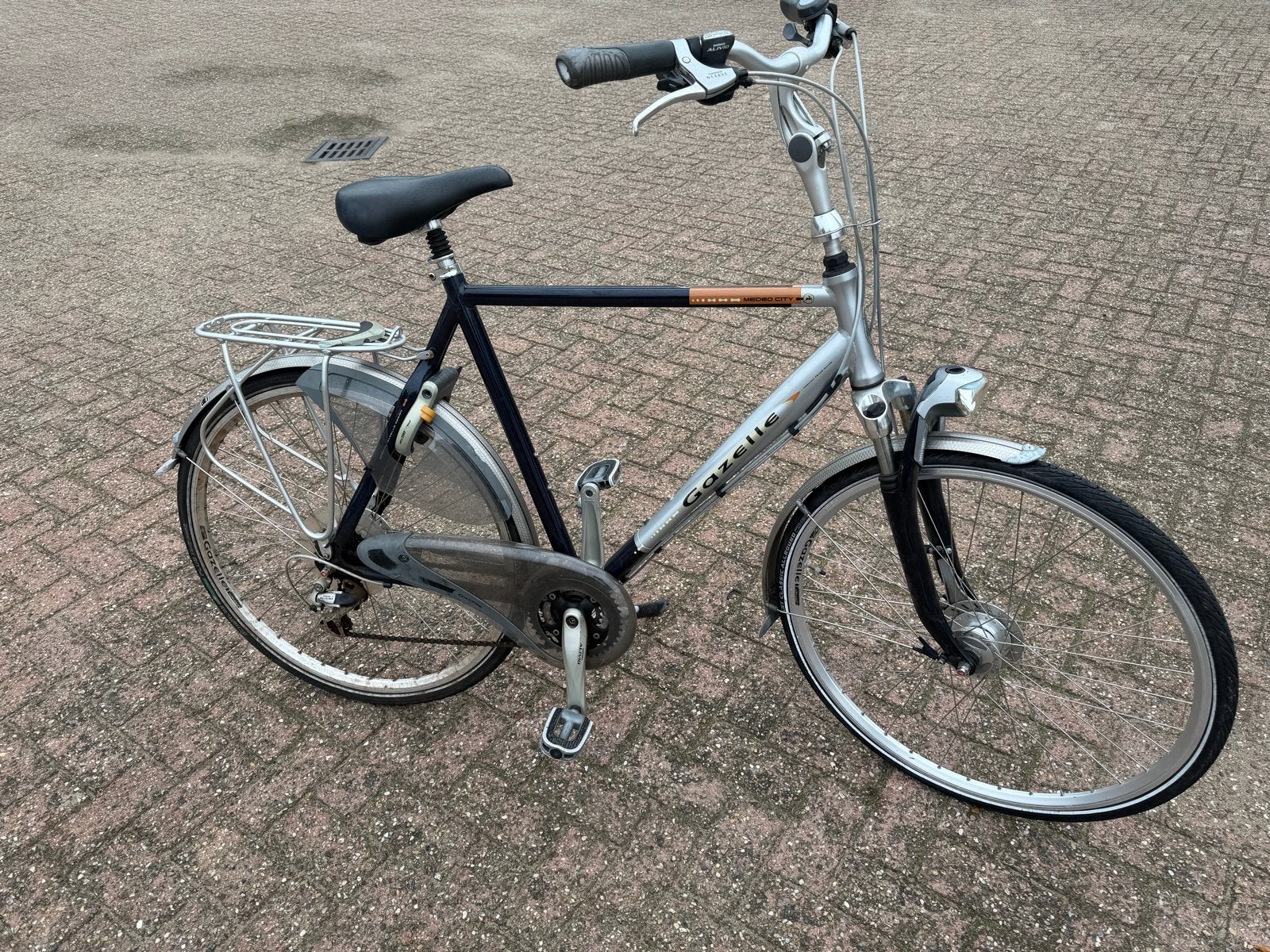 Gazelle herenfiets  frame 61 cm in zeer goede staat, Velgrem, Versnellingen, Ophalen of Verzenden, Zo goed als nieuw