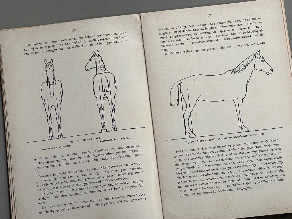 paarden - Hoefkunde en hoefbeslag" (5e druk, 1953), Ophalen of Verzenden