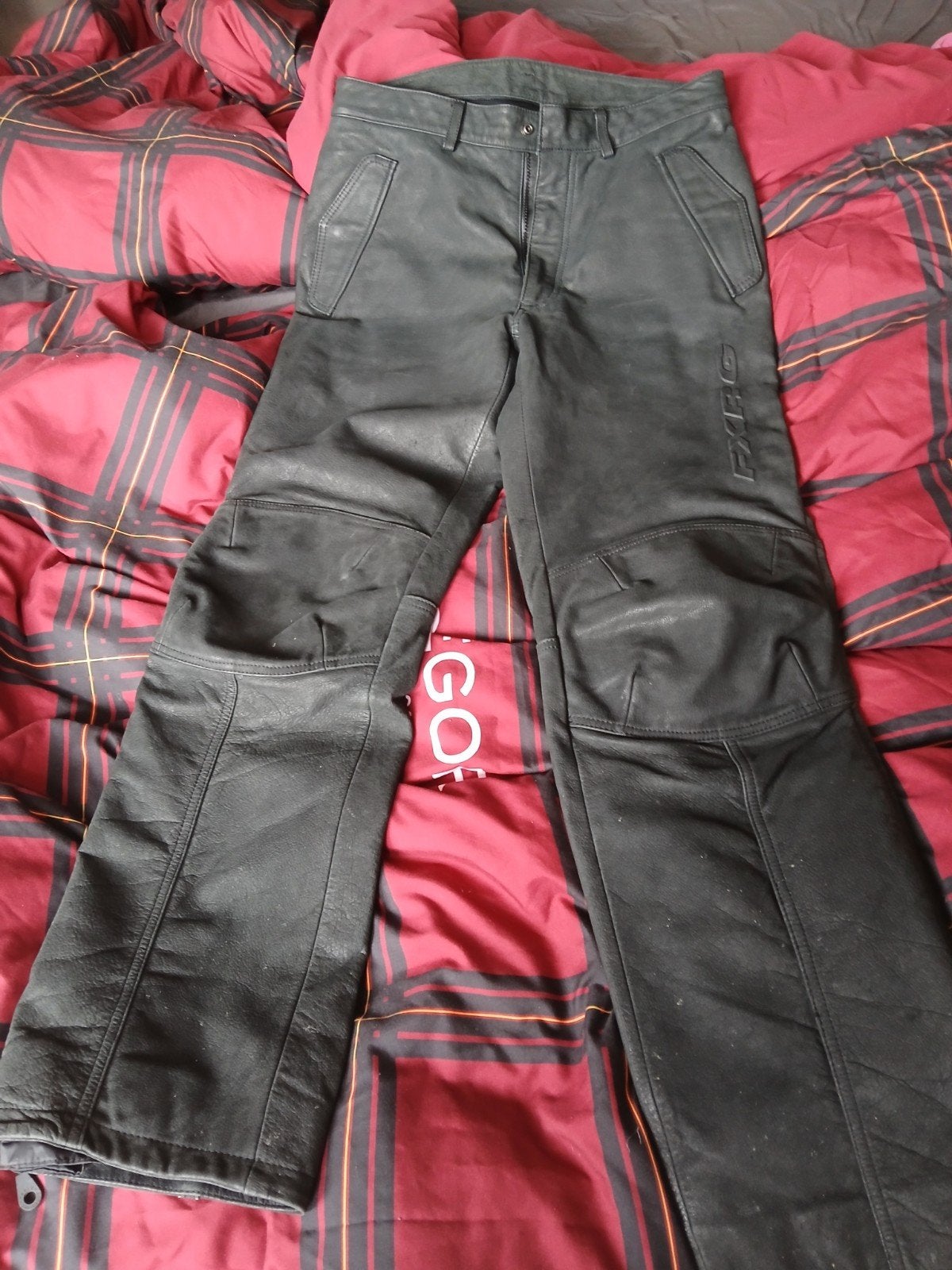 Harley-Davidson FXRG Leren Motorbroek - Maat 34, Motoren, Kleding | Motorkleding, Harley-Davidson, Broek | leer, Heren, Ophalen of Verzenden