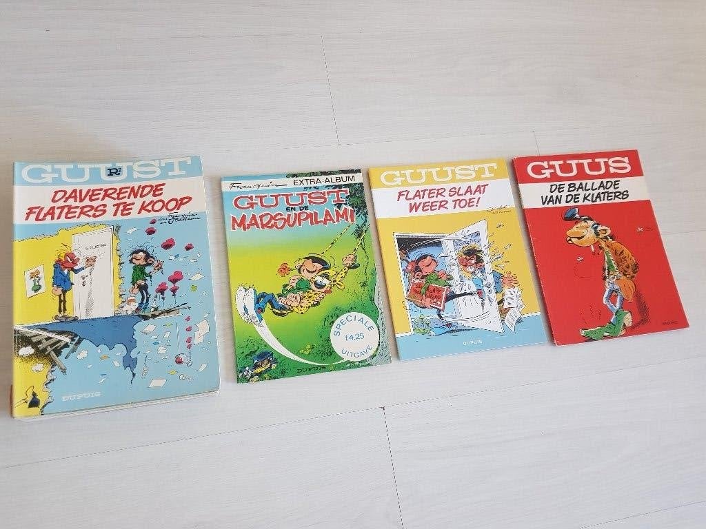 Guust Flater, Boeken, Meerdere stripboeken, Ophalen of Verzenden, Gelezen, André Franquin