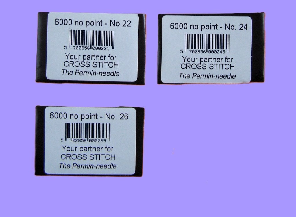 PERMIN borduurnaalden zonder punt 6000/ 20-22-24-26, Ophalen, Nieuw, Handborduren, Onderdeel of Toebehoren