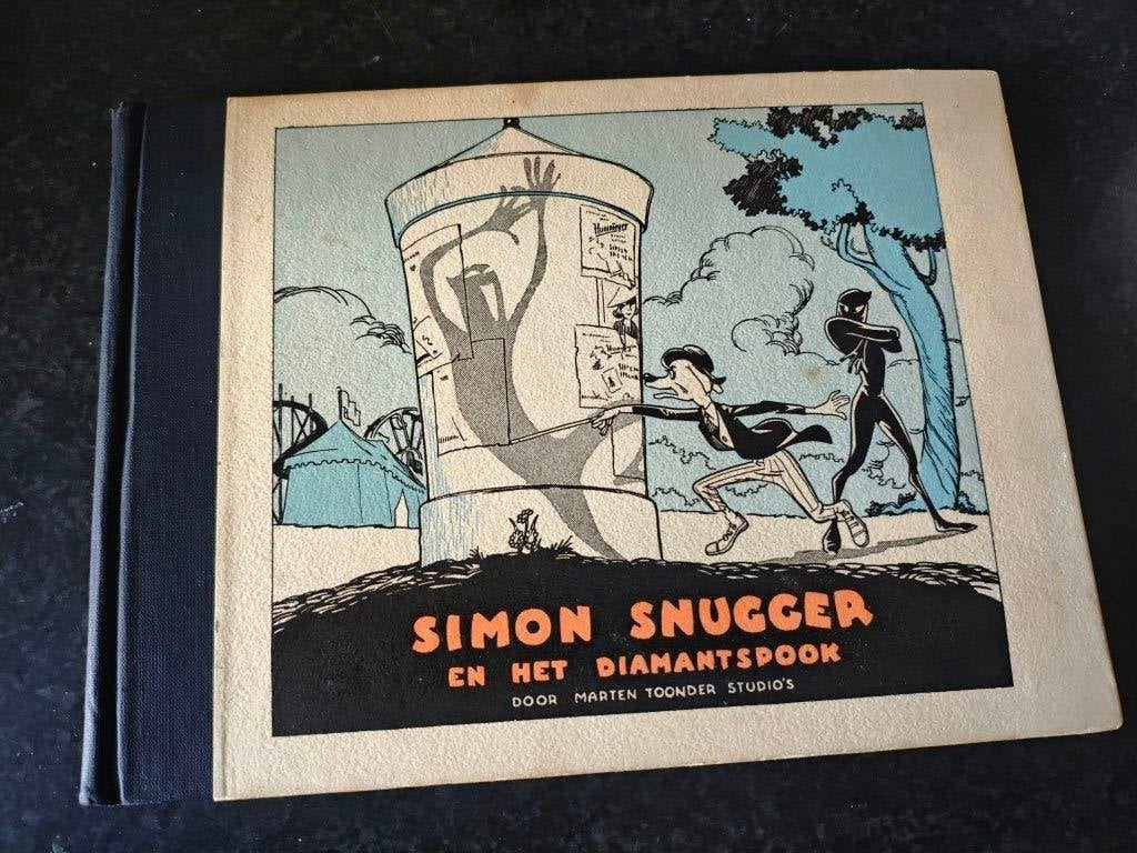 Stripverhaal Simon Snugger en het diamantspook, Boeken, Maarten toonder studios, Eén stripboek, Ophalen, Gelezen