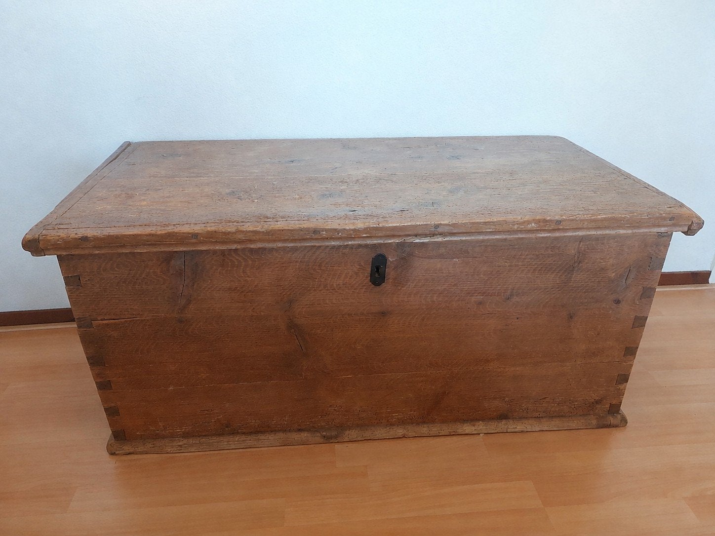 Antieke houten kist - Opbergkist, Ophalen