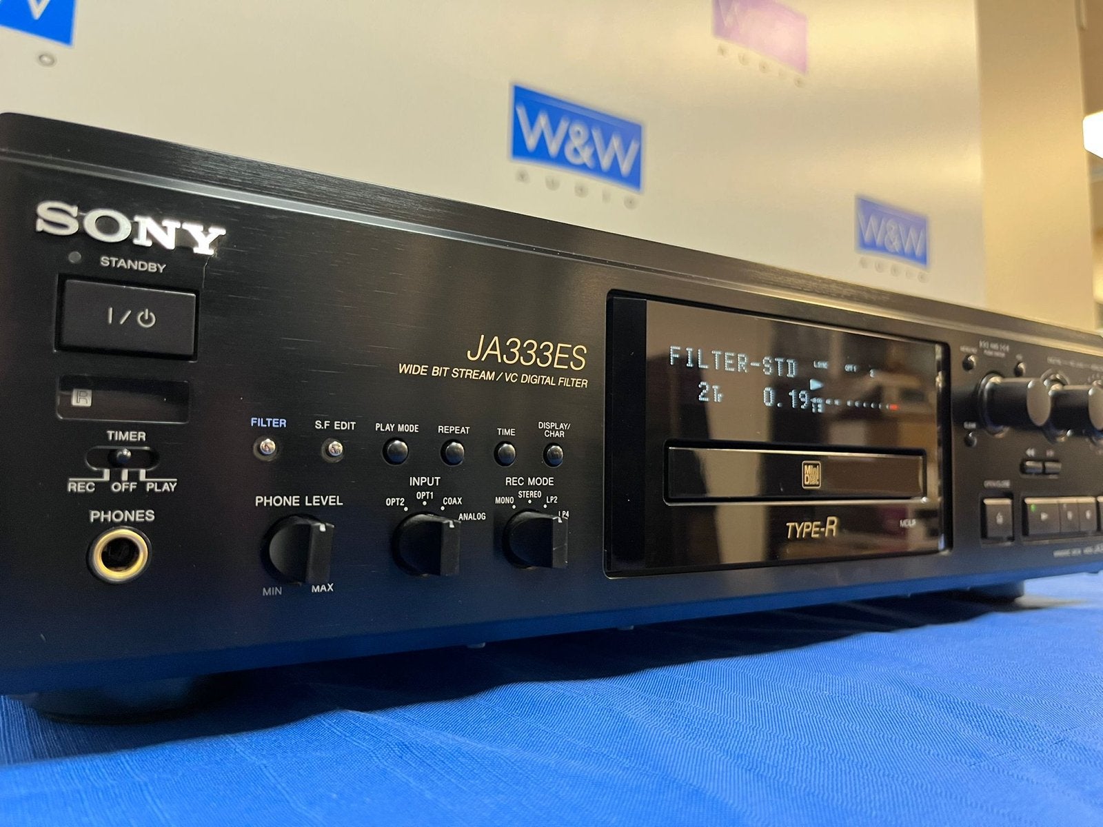 Sony MDS-JA333ES MiniDisc Recorder - Topmodel, ., Ophalen of Verzenden, ., Minidisc-recorder