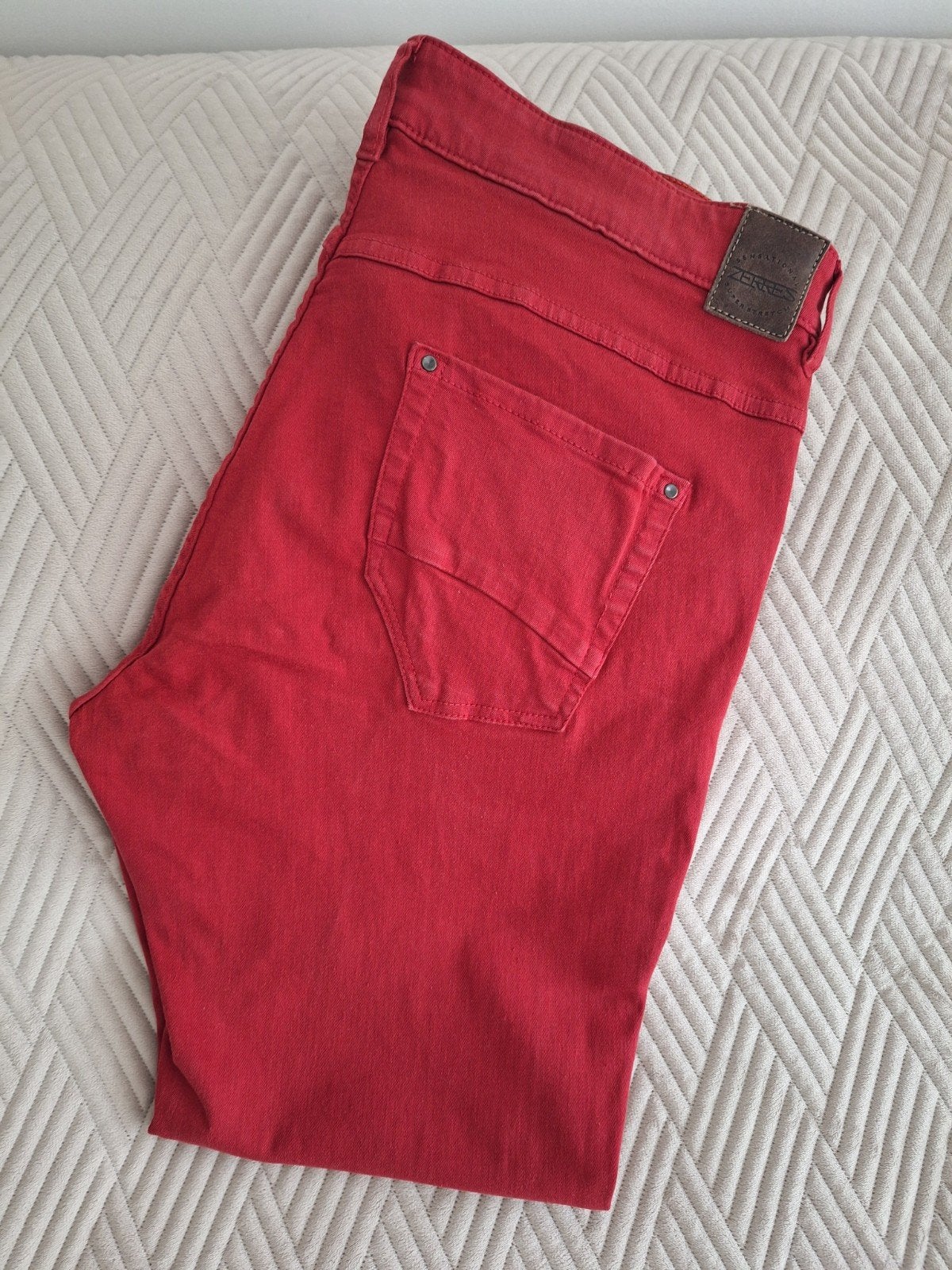 Zerres mooie rode 7/8 broek maat 42, Ophalen of Verzenden