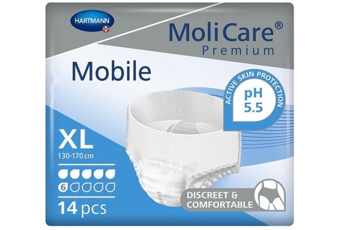 Molicare Premium Mobile 6 Druppels XL Pants 4x14 stuks, Diversen, Verpleegmiddelen, Ophalen